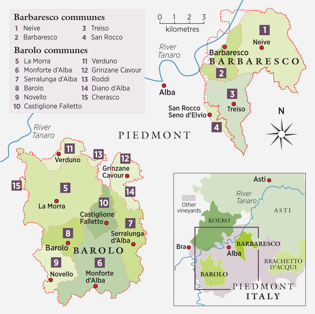 Barolo og Barbaresco